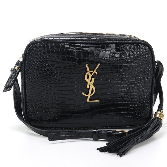 SAINT LAURENT Handbags - SAINT LAURENT Women's Crossbody Shoulder Bag 612544 Lou in Black